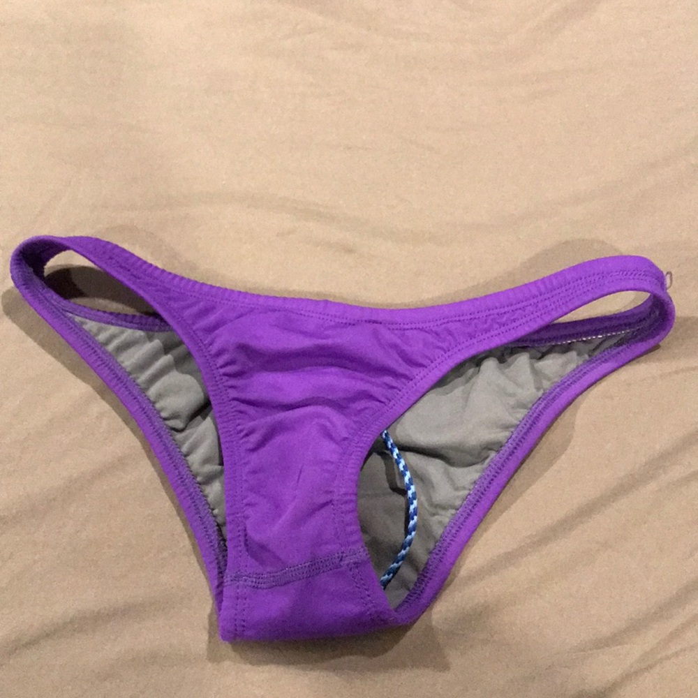 Purple Jolyn Brazilian Bikini bottoms